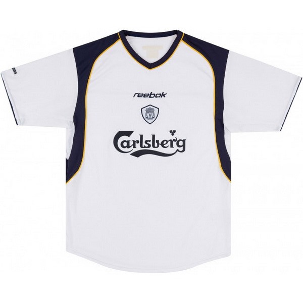 Authentic Camiseta Liverpool 2ª Retro 2001 2003 Blanco